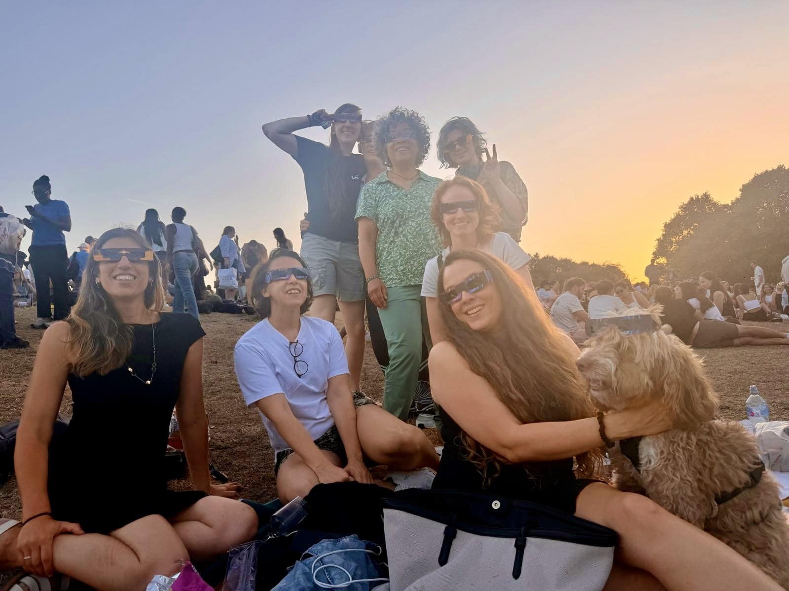 L Community members at an event